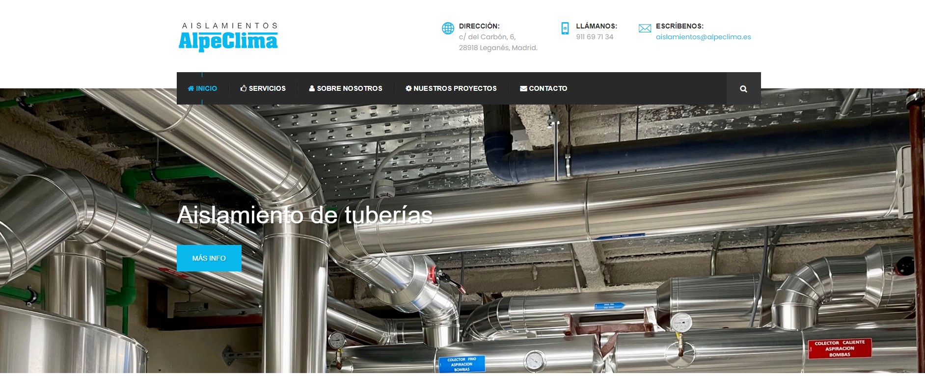 Isla Cloud desarrolla la nueva web alpeclima.es de nuestro cliente : Aislamientos Alpeclima, mediante Kit Digital Isla Cloud desarrolla la nueva web alpeclima.es de nuestro cliente : Aislamientos Alpeclima, mediante Kit Digital